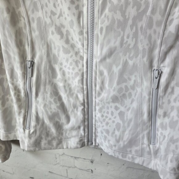 Lululemon Define Jacket Nulu Size 12 Contour Spot White Multi NEW - Picture 5 of 10